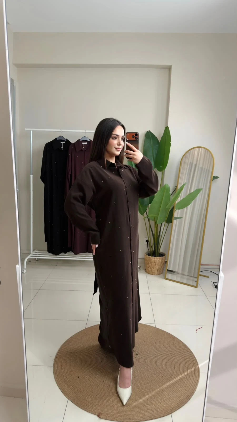 CEREMONY ELBİSE 27K-CE-719 — KAHVE