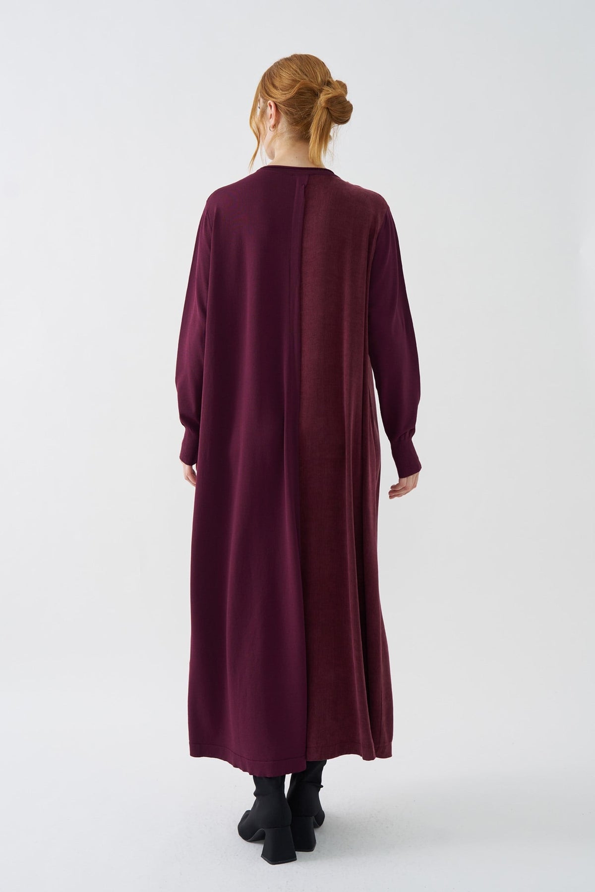 NİLİWİ ELBİSE 27K-Nİ-3162 — BORDO