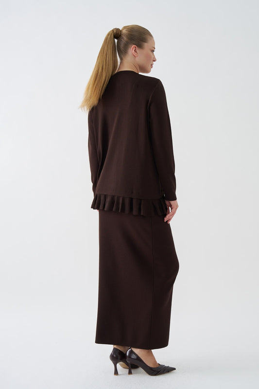 NİLİWİ HIRKA 27K-Nİ-3155 — KAHVE