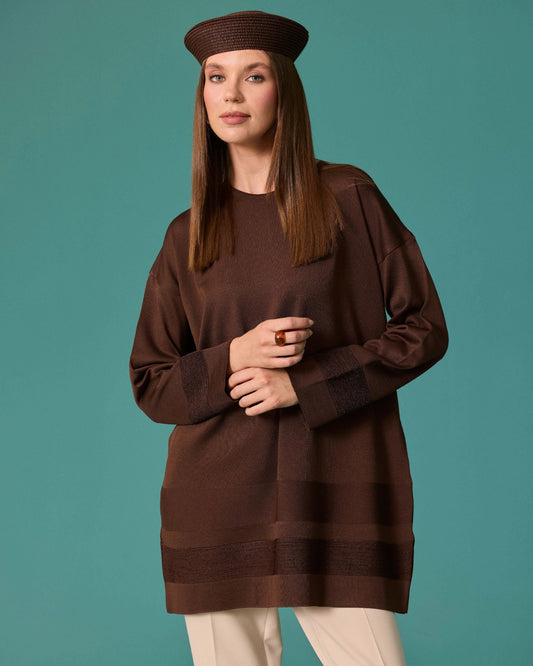 SEÇİL TUNİK 27K-SE-2621711018 — KAHVE