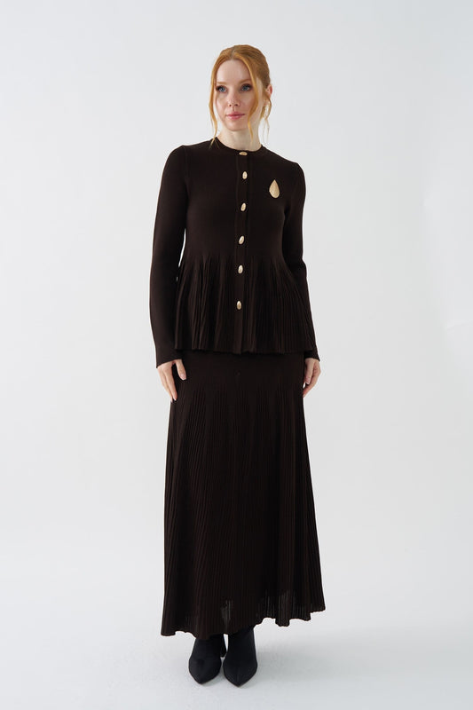 NİLİWİ TAKIM 27K-Nİ-3139 — KAHVE