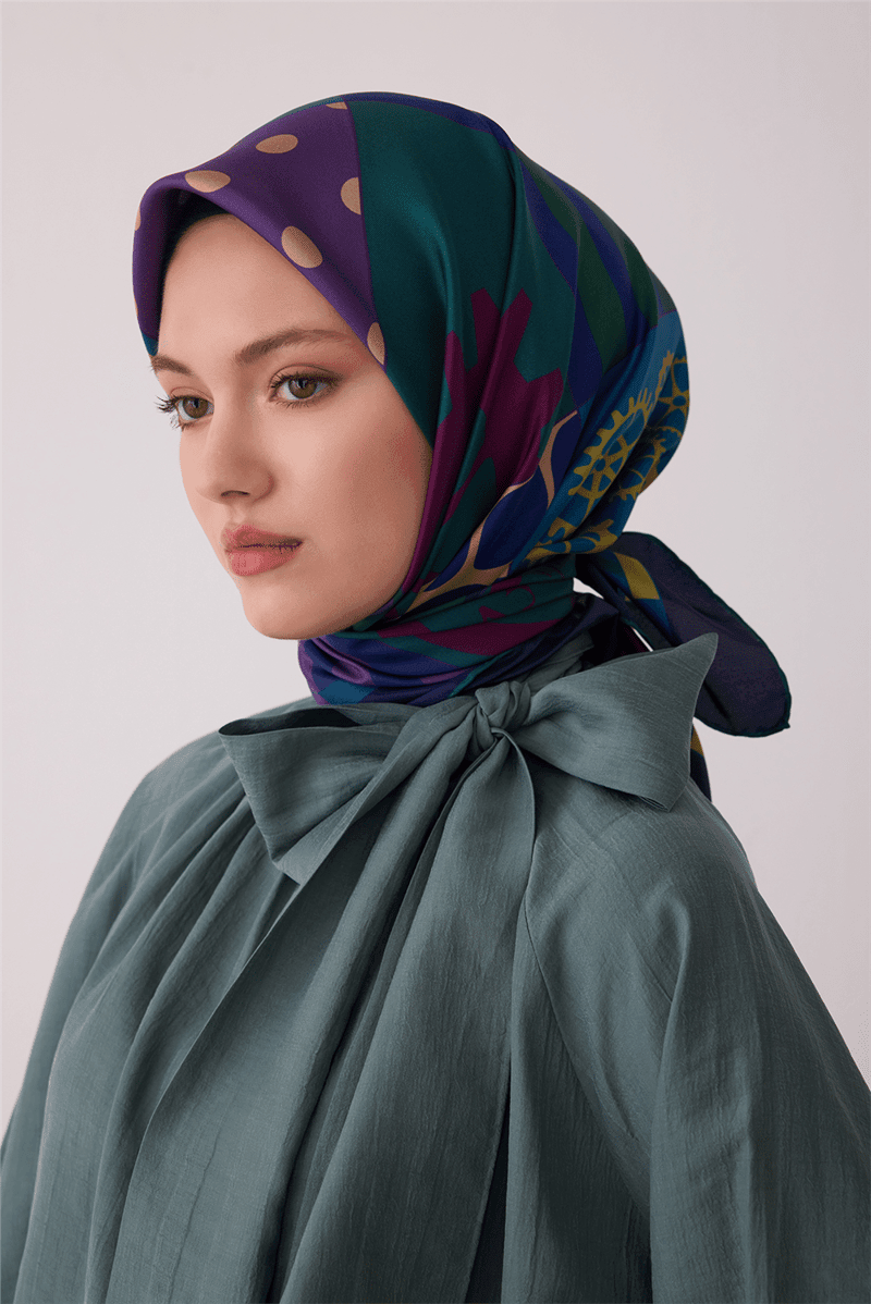 BELLİ EŞARP İPEK TİVİL 27K-BE-4409DT — 80
