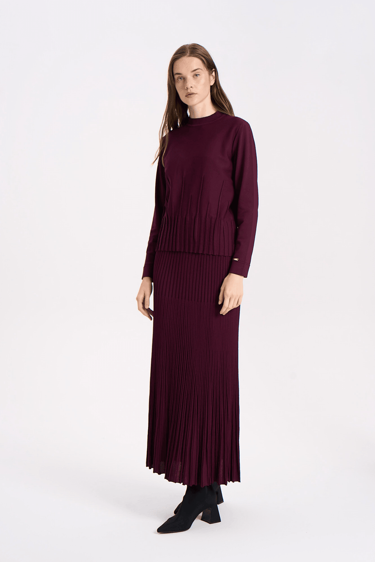 NİLİWİ ETEK 27K-Nİ-3021 — BORDO