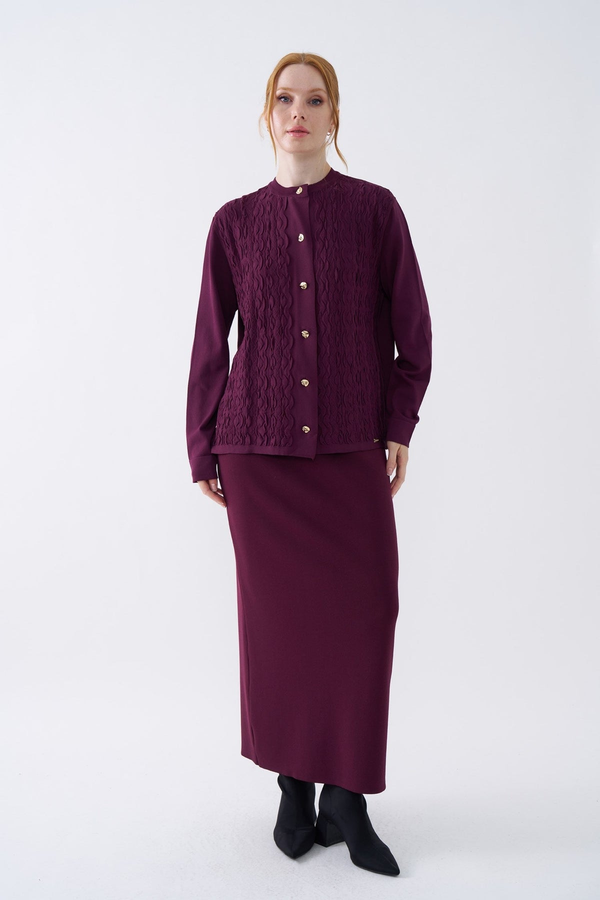 NİLİWİ HIRKA 27K-Nİ-3153 — BORDO
