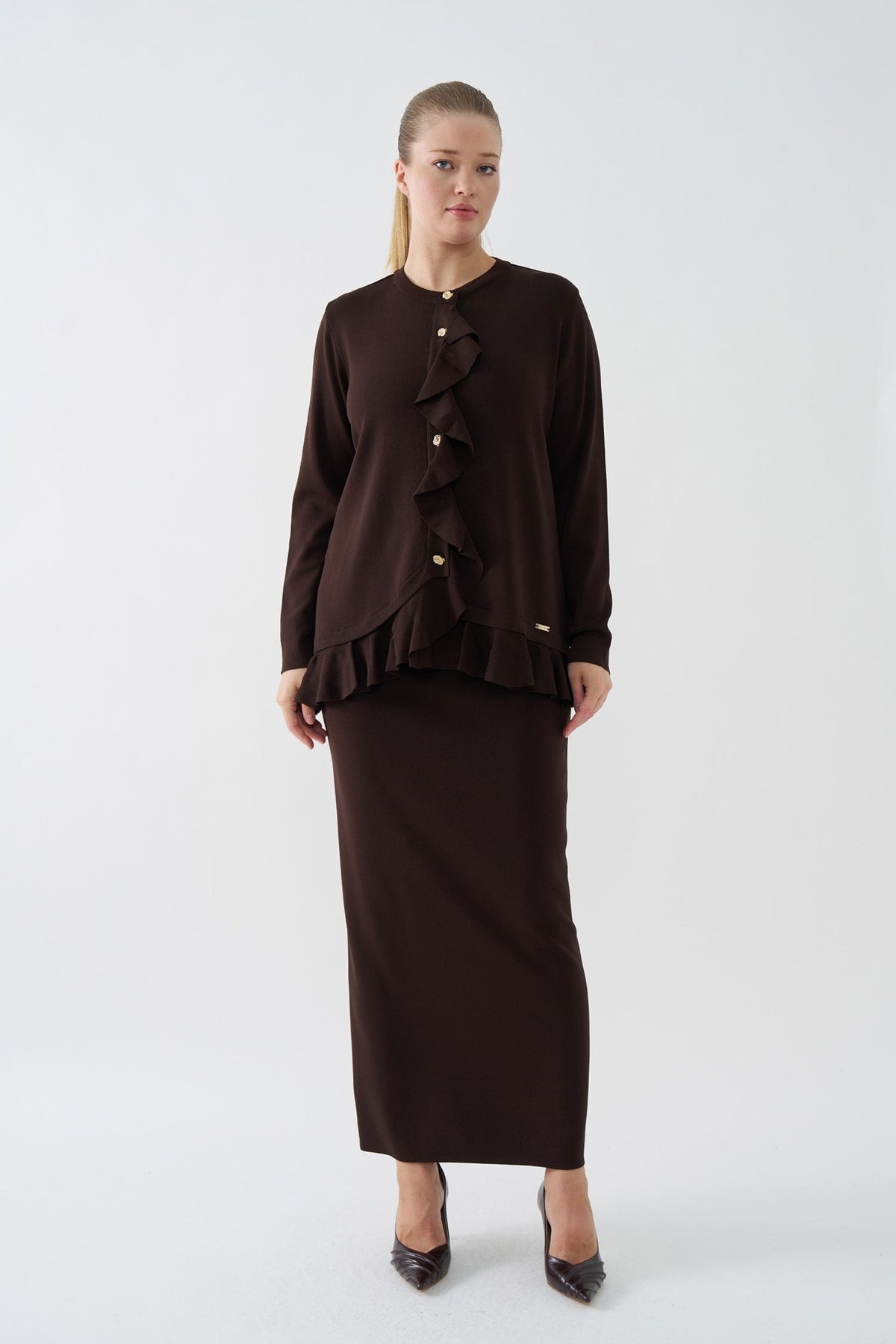 NİLİWİ HIRKA 27K-Nİ-3155 — KAHVE