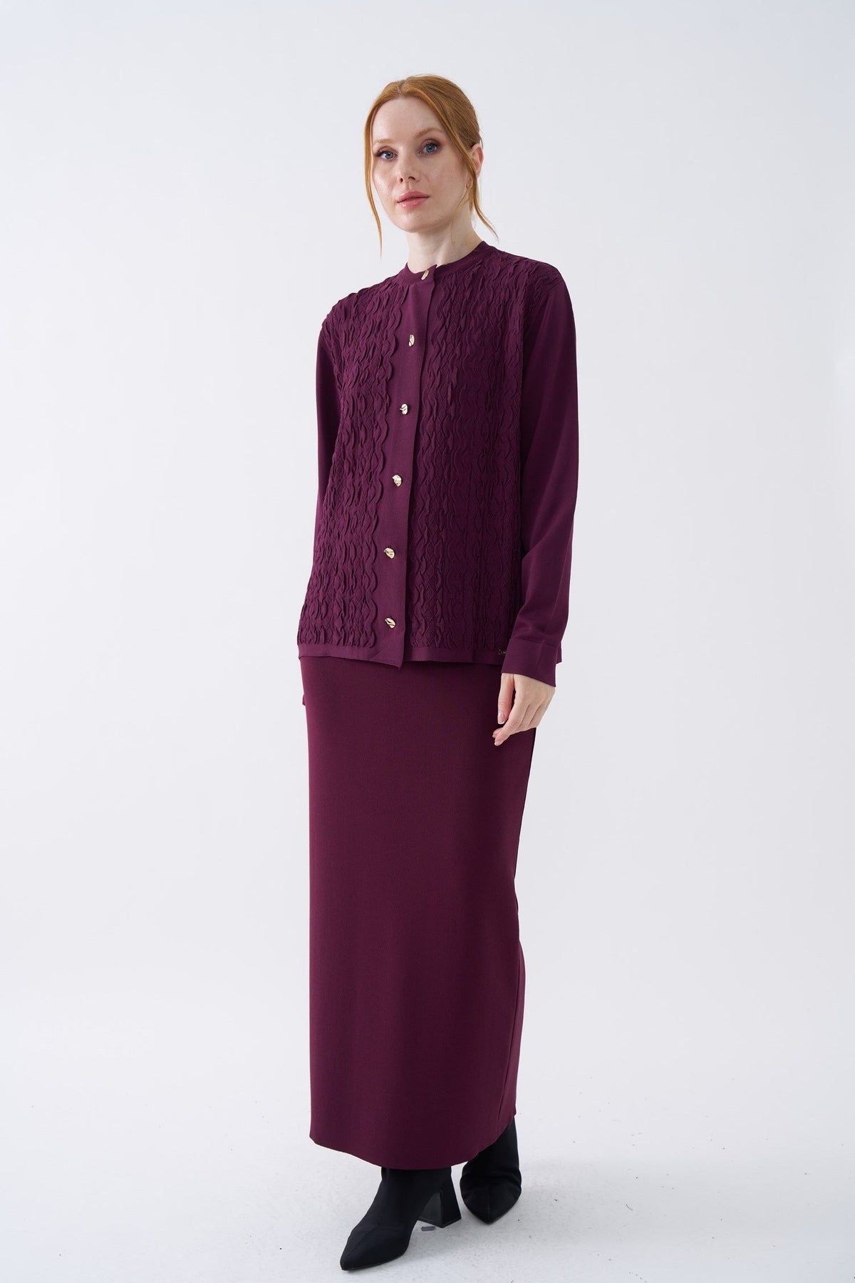 NİLİWİ HIRKA 27K-Nİ-3153 — BORDO