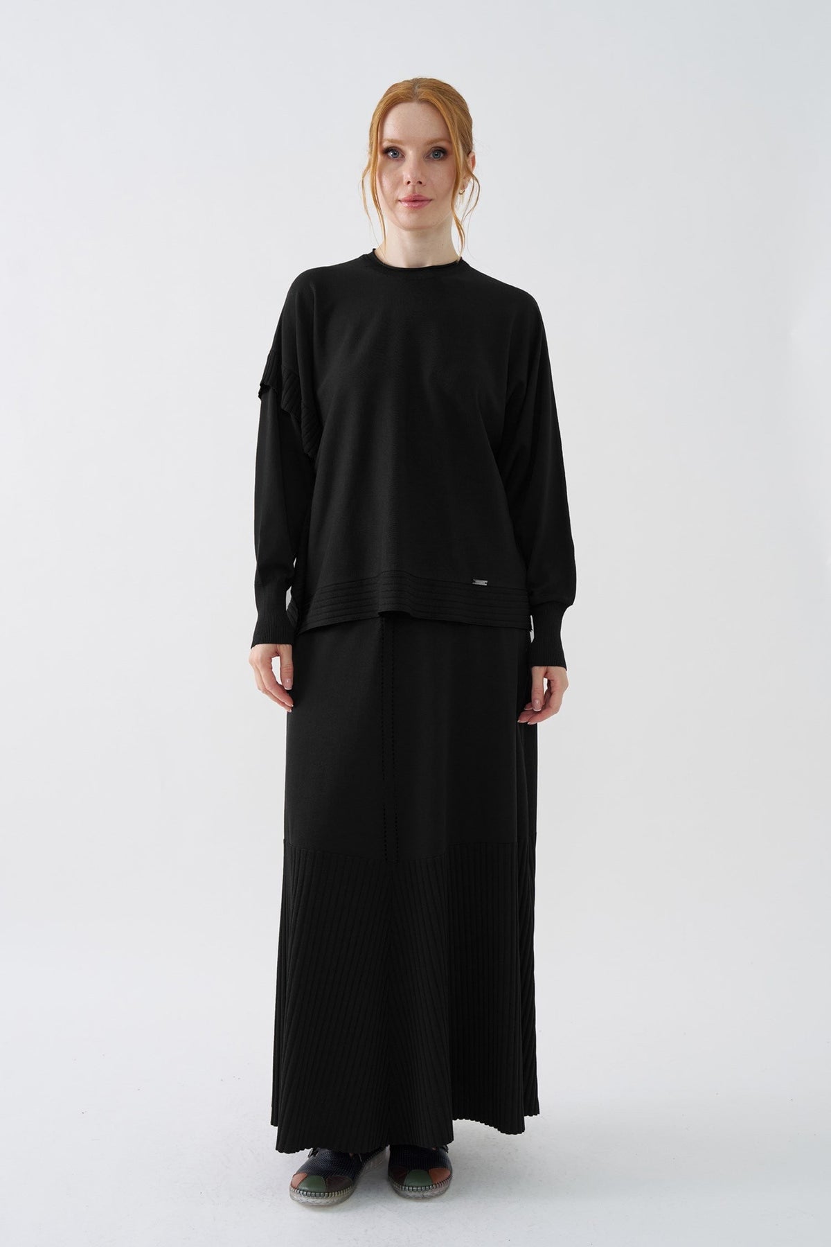 NİLİWİ BLUZ 27K-Nİ-3165 — SİYAH