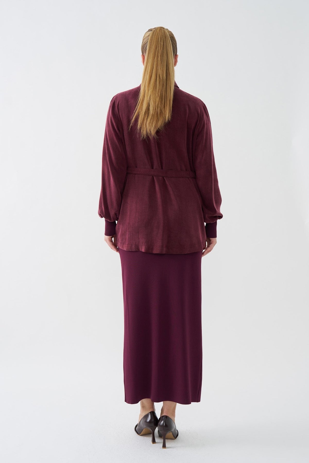 NİLİWİ GÖMLEK 27K-Nİ-3195 — BORDO