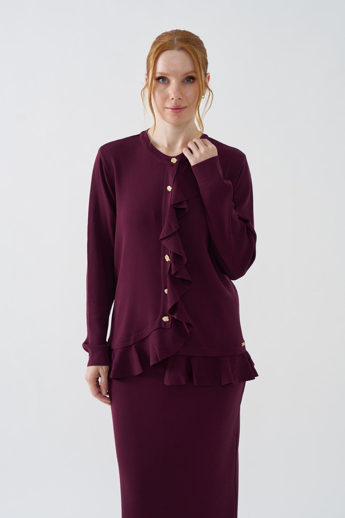 NİLİWİ HIRKA 27K-Nİ-3155 — BORDO