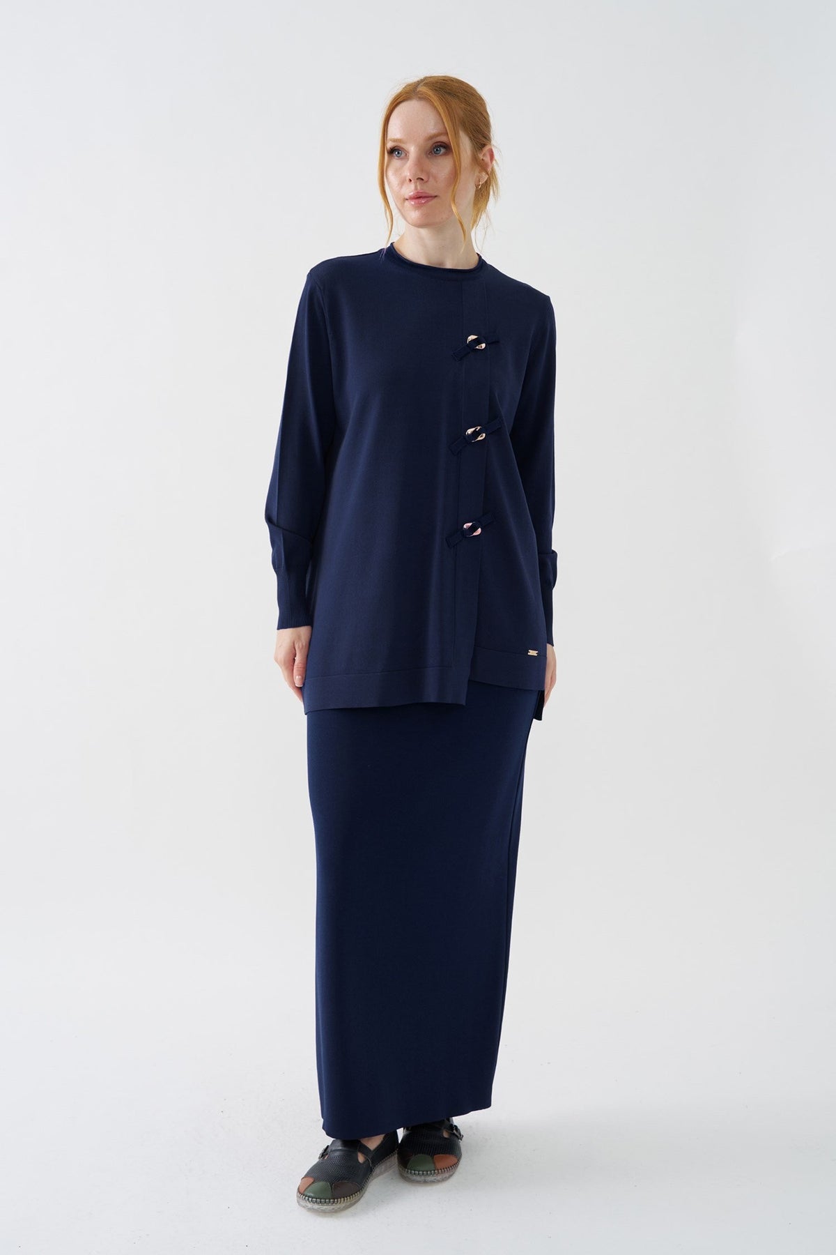 NİLİWİ TUNİK 27K-Nİ-3183 — LACİVERT