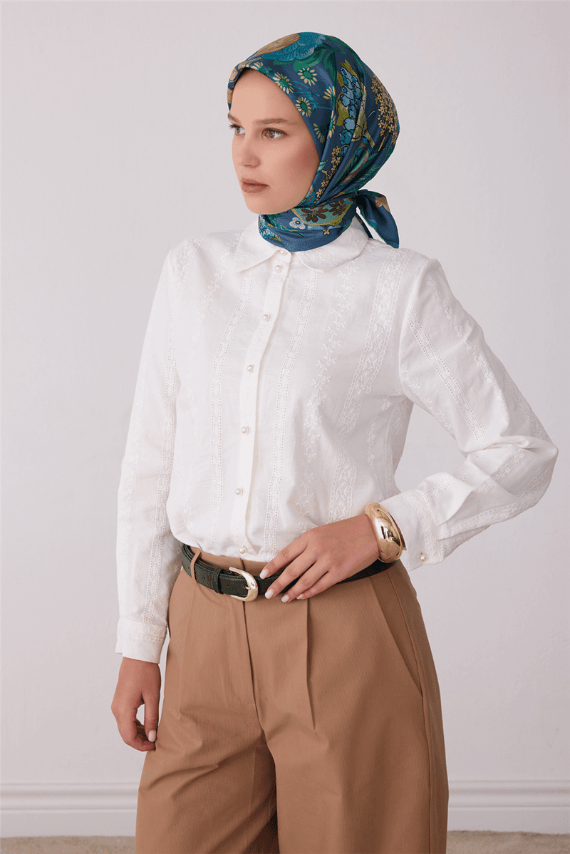 BELLİ EŞARP İPEK TİVİL 27K-BE-4415DT — 80