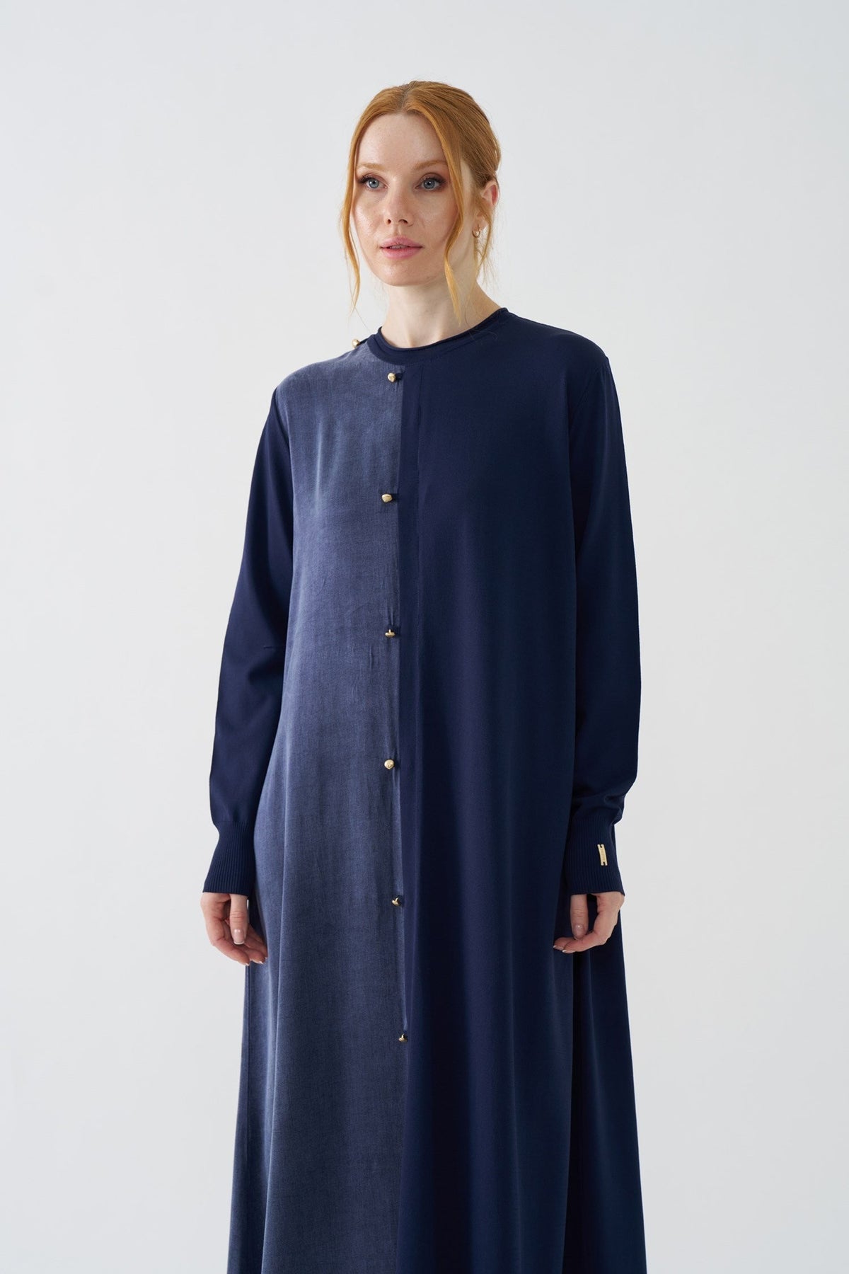 NİLİWİ ELBİSE 27K-Nİ-3162 — LACİVERT