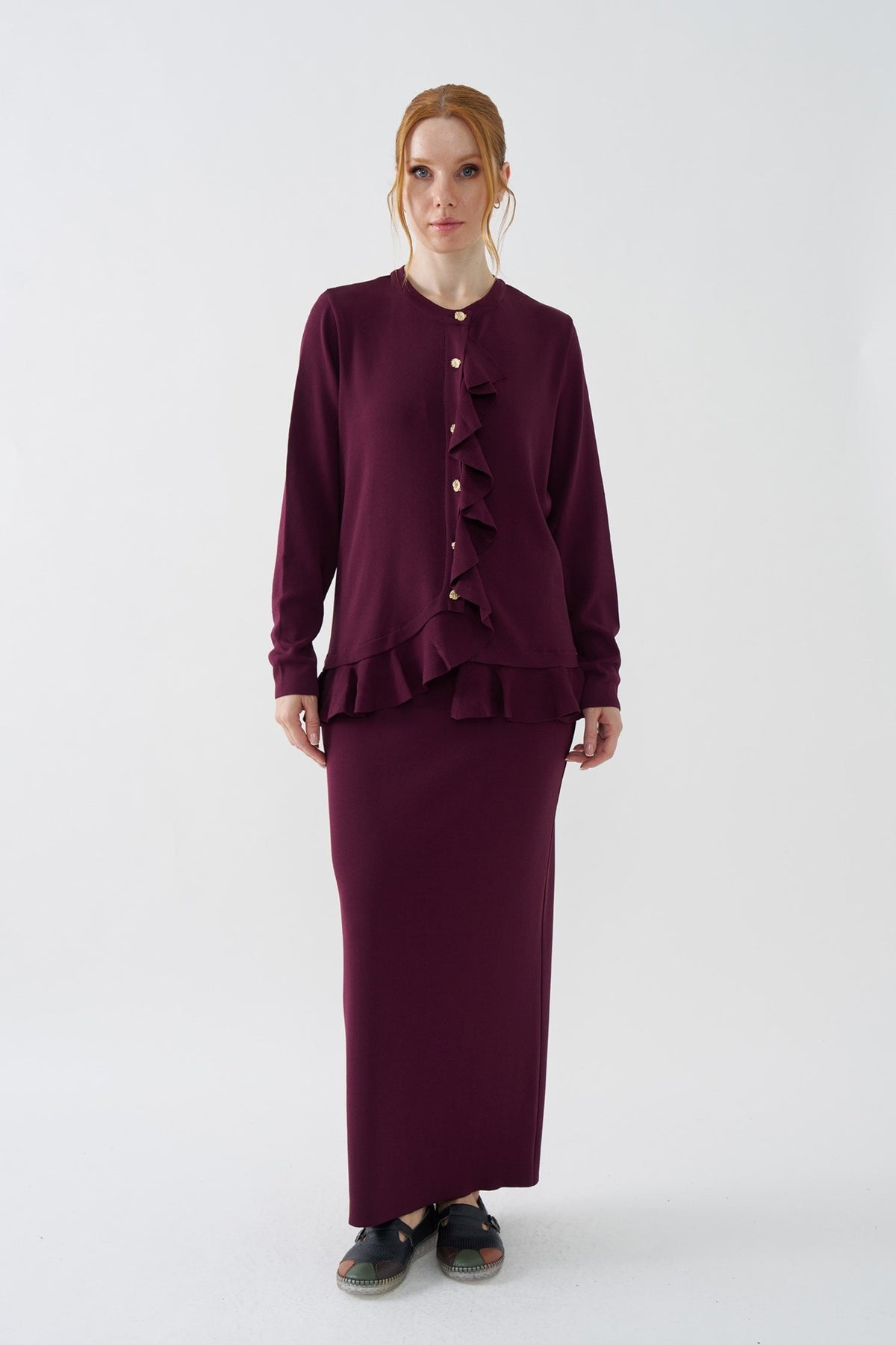NİLİWİ HIRKA 27K-Nİ-3155 — BORDO
