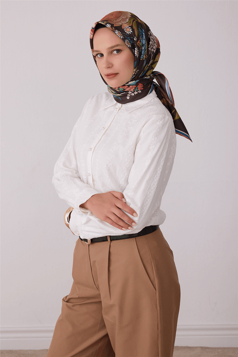 BELLİ EŞARP İPEK TİVİL 27K-BE-4415DT — 35