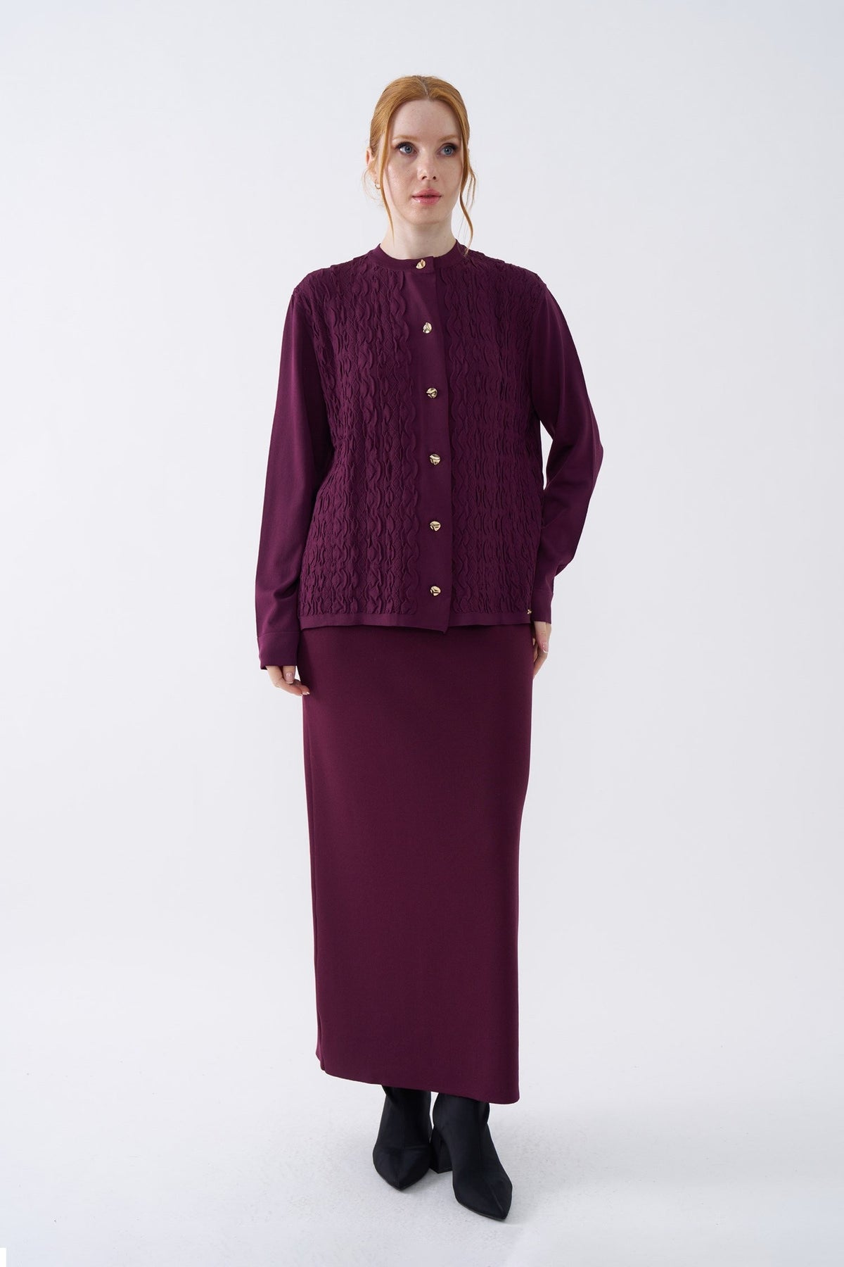 NİLİWİ HIRKA 27K-Nİ-3153 — BORDO
