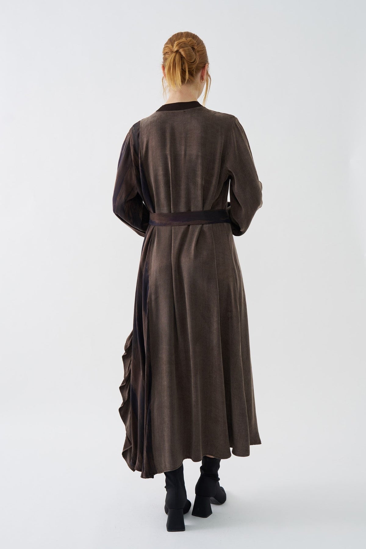 NİLİWİ ELBİSE 27K-Nİ-3175 — KAHVE