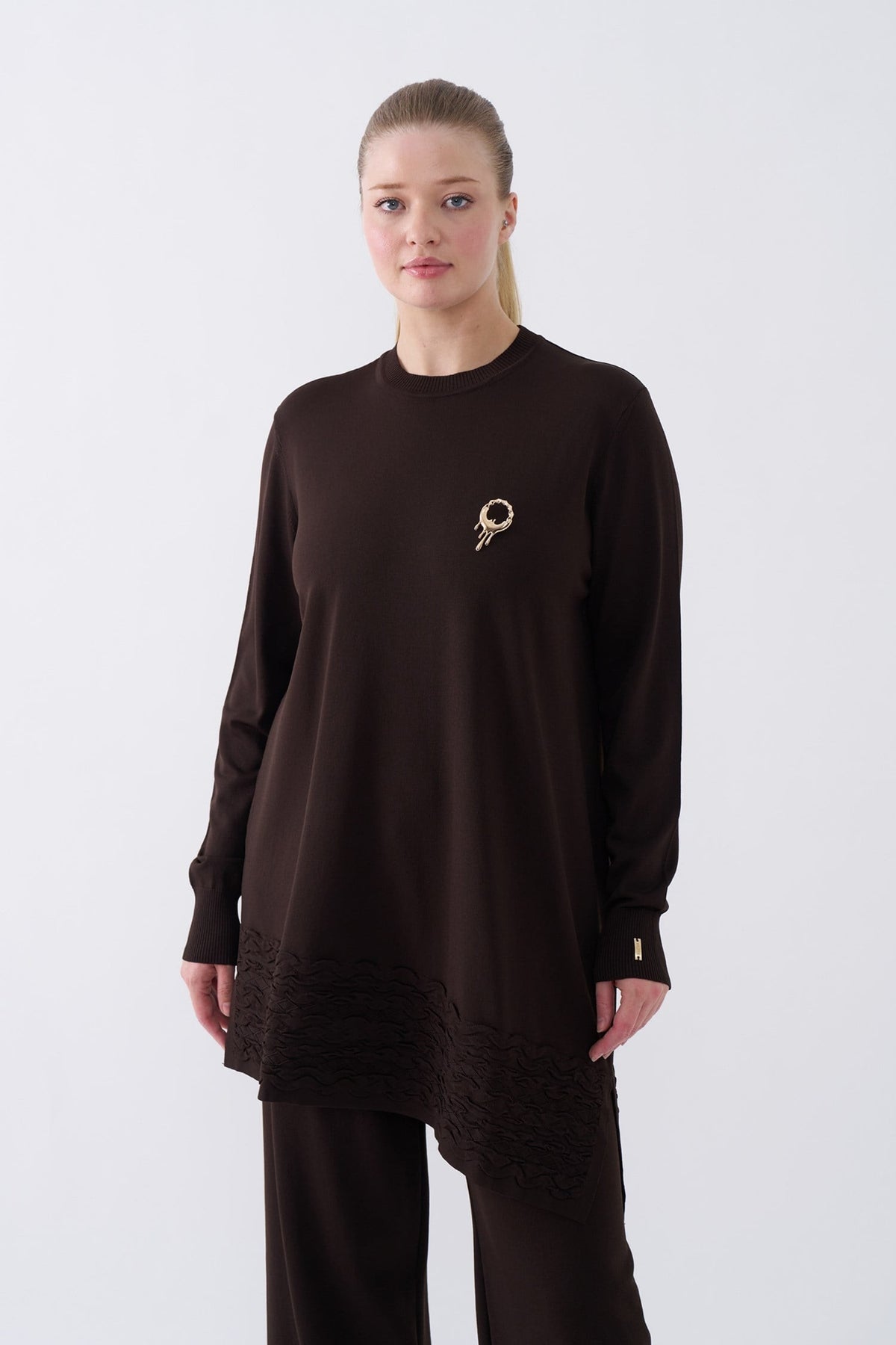 NİLİWİ TUNİK 27K-Nİ-3156 — KAHVE