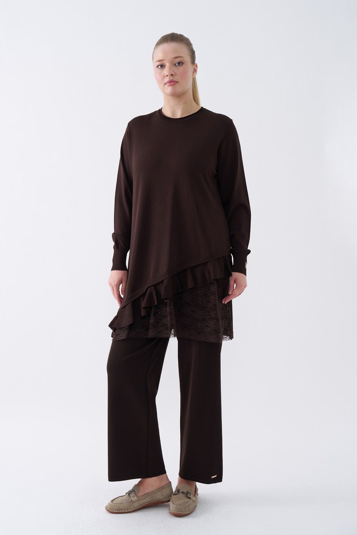 NİLİWİ TUNİK 27K-Nİ-3166 — KAHVE