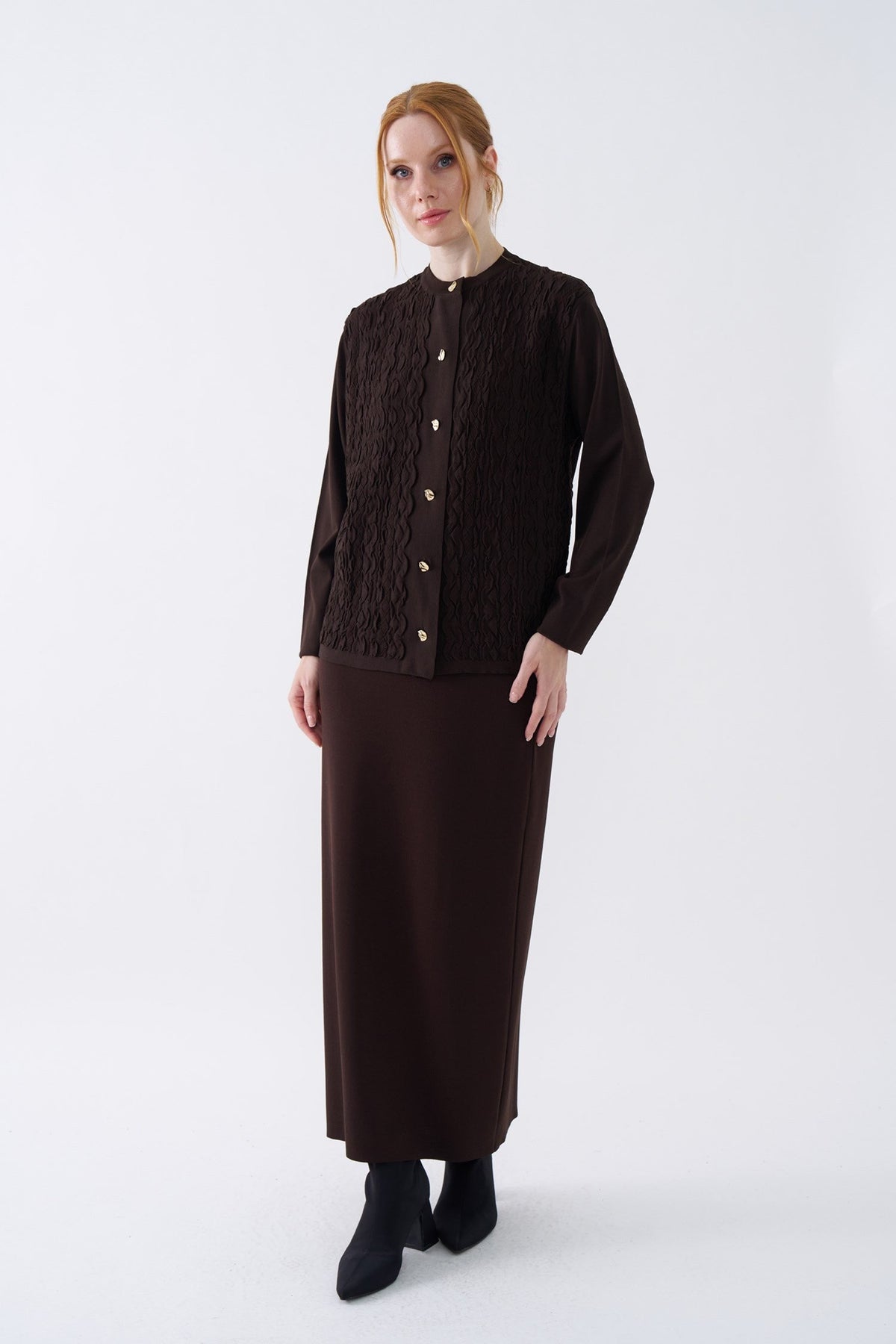 NİLİWİ HIRKA 27K-Nİ-3153 — KAHVE