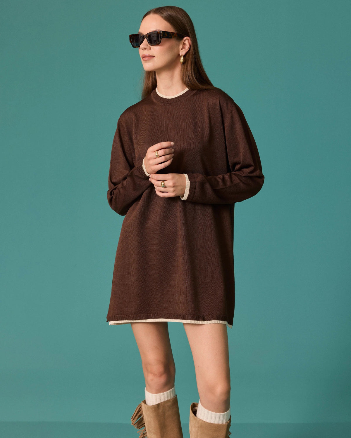 SEÇİL TUNİK 27K-SE-2621711019 — KAHVE