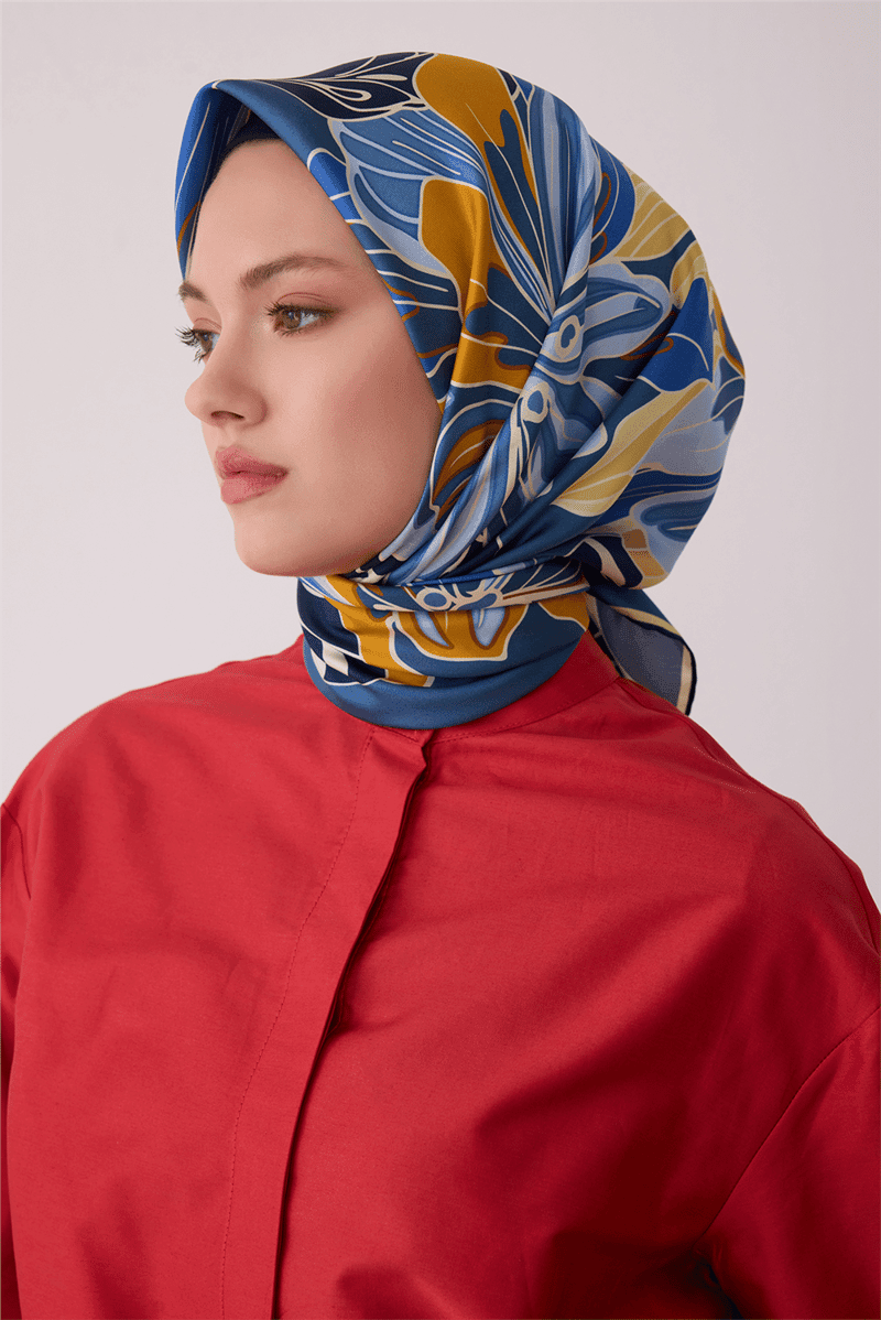 BELLİ EŞARP İPEK TİVİL 27K-BE-4413DT — 80