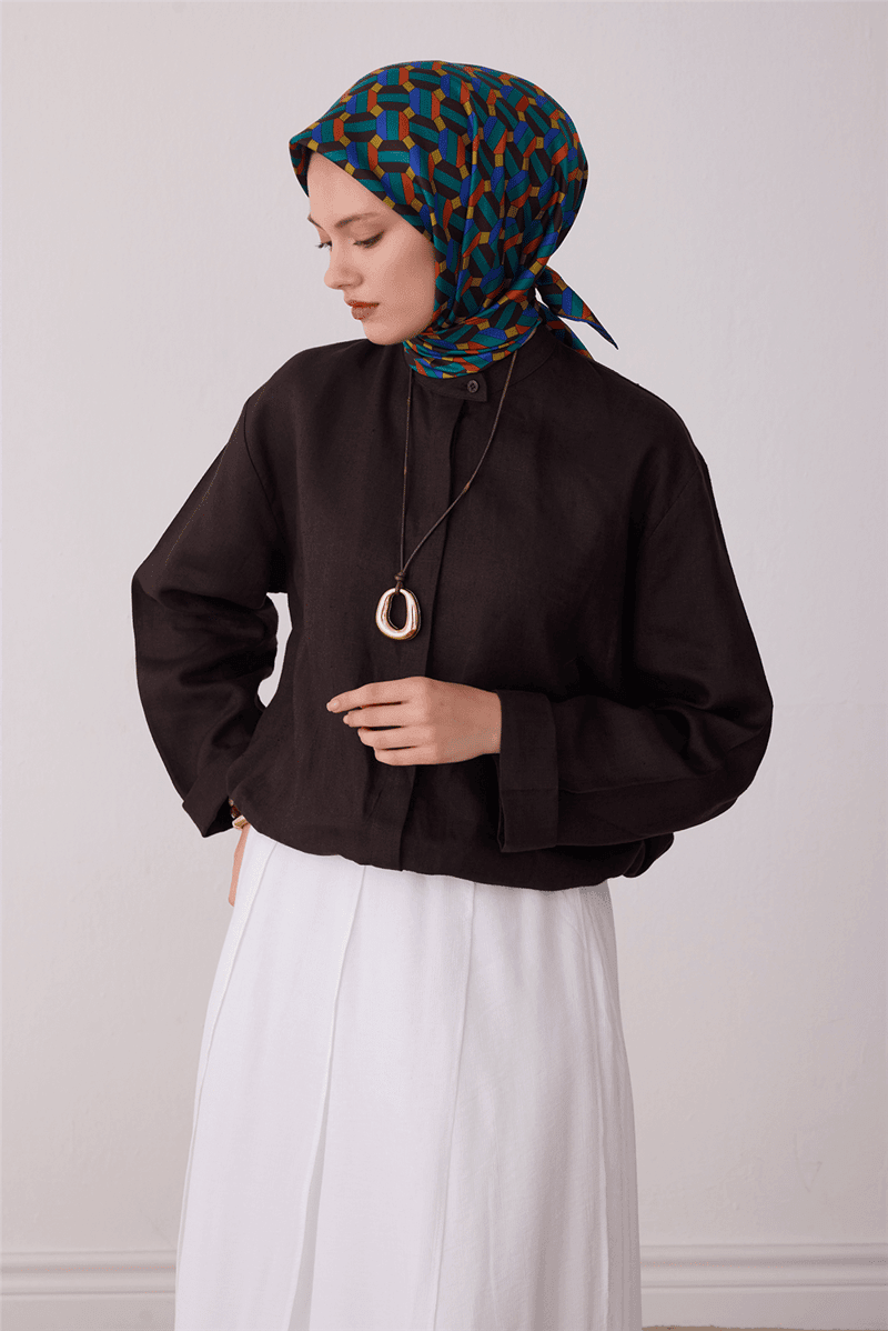 BELLİ EŞARP İPEK TİVİL 27K-BE-4407DT — 01