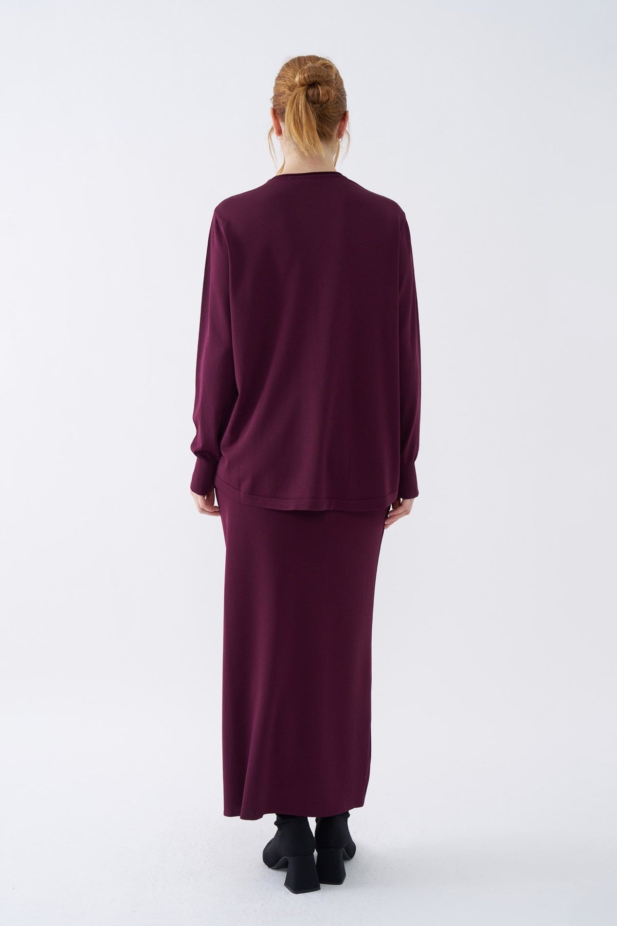NİLİWİ BLUZ 27K-Nİ-3161 — BORDO