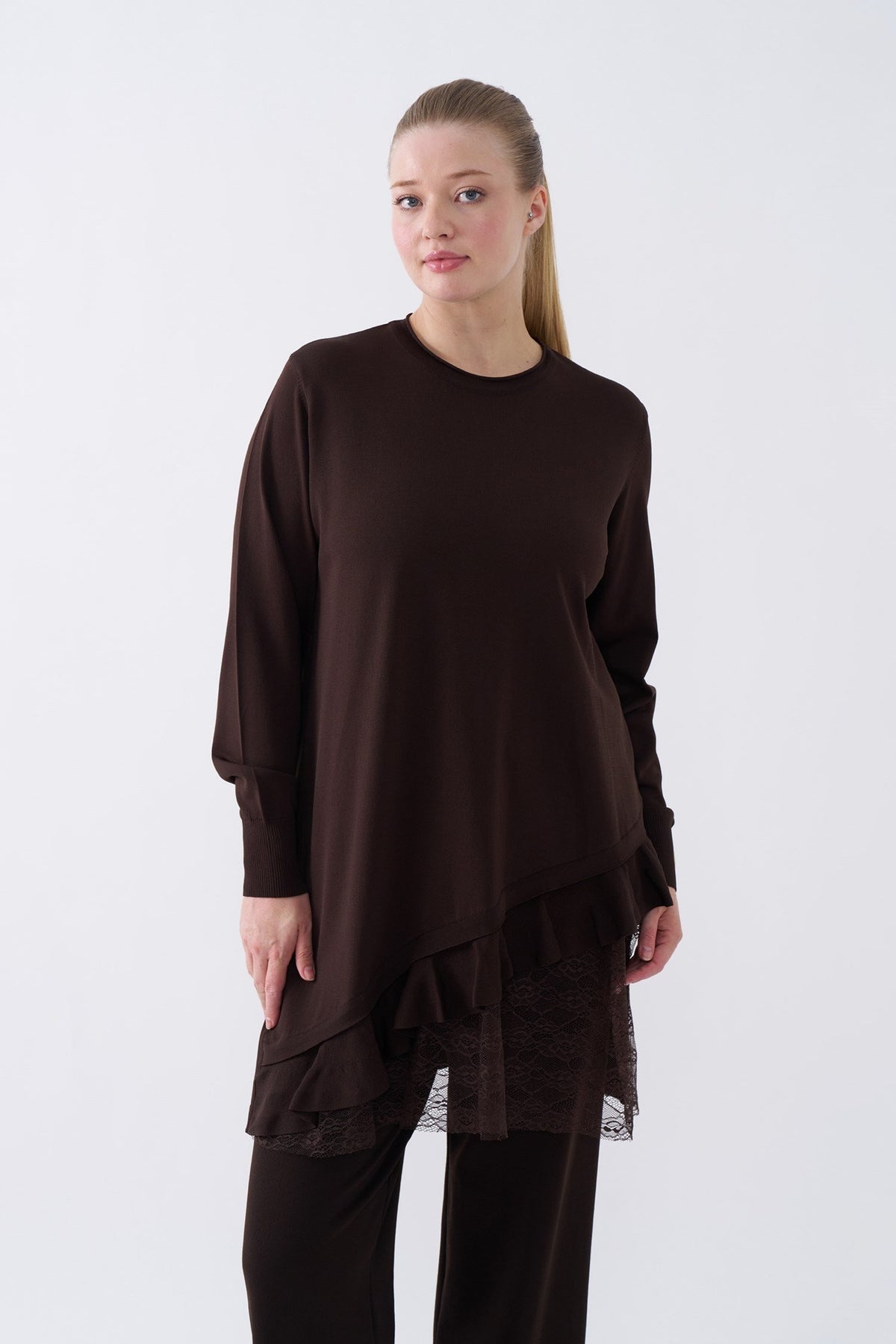 NİLİWİ TUNİK 27K-Nİ-3166 — KAHVE