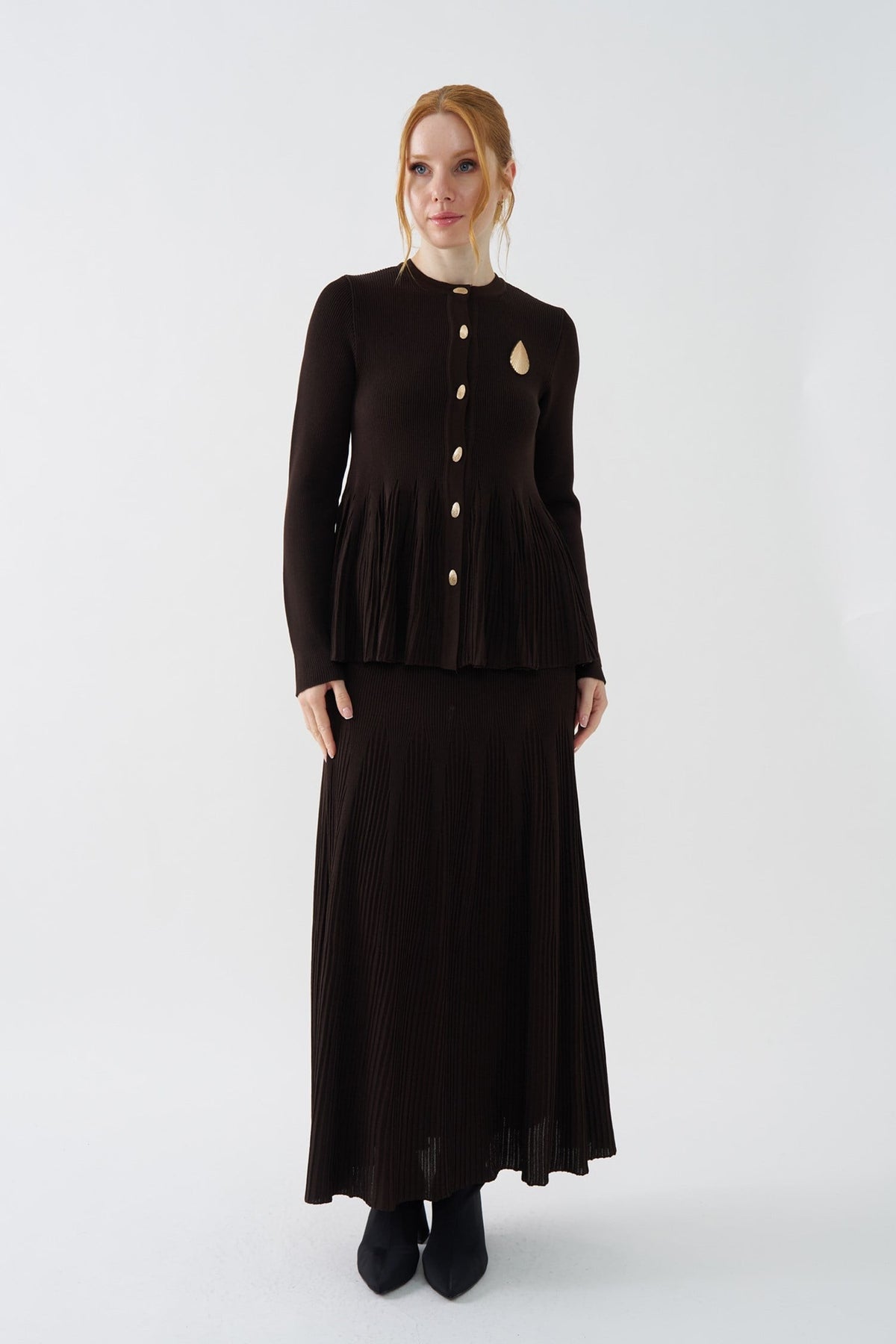 NİLİWİ TAKIM 27K-Nİ-3139 — KAHVE