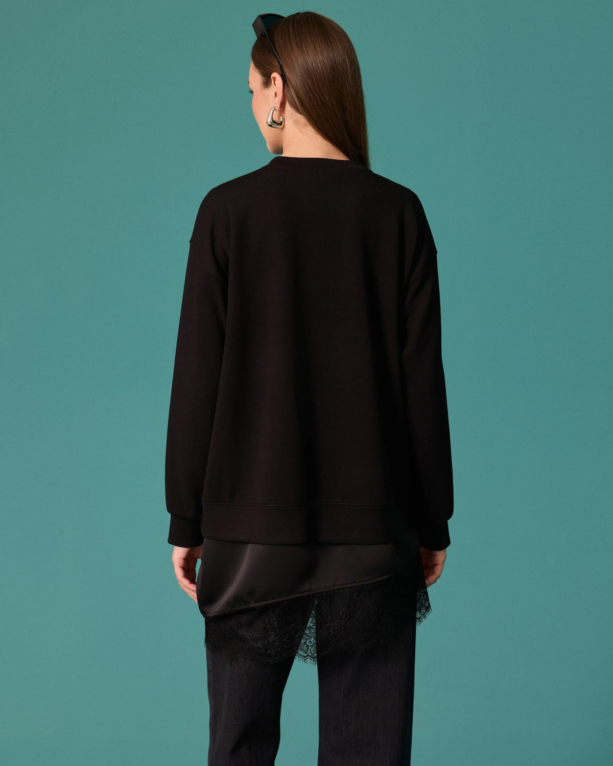 SEÇİL SWEATSHİRT 27K-SE-2622311010 — SİYAH