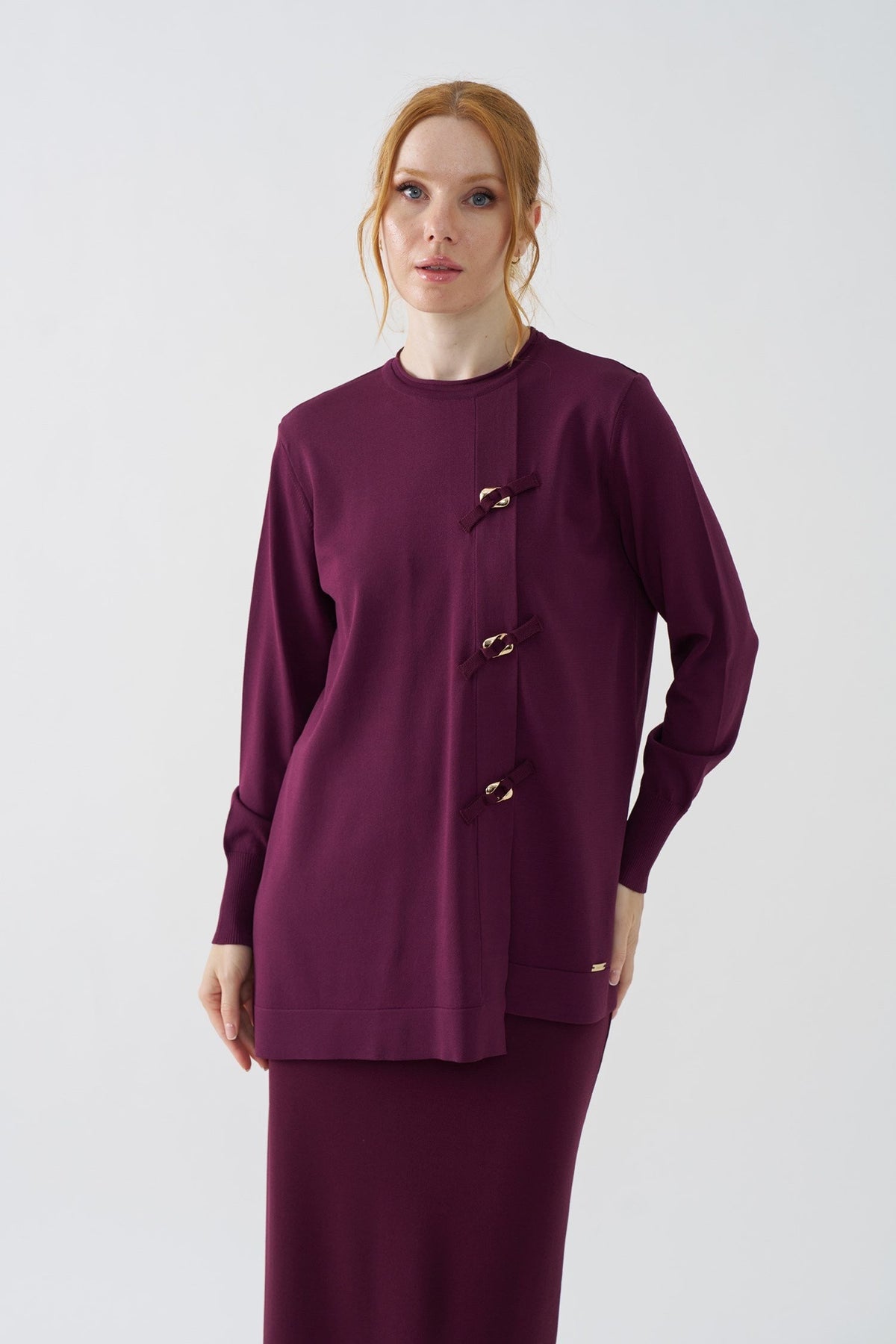 NİLİWİ TUNİK 27K-Nİ-3183 — BORDO