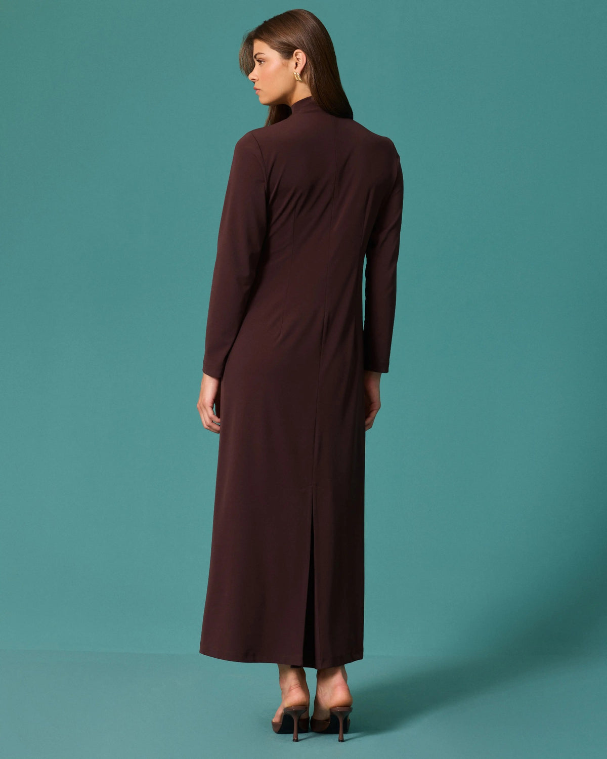 SEÇİL ELBİSE 27K-SE-2621311003 — KAHVE
